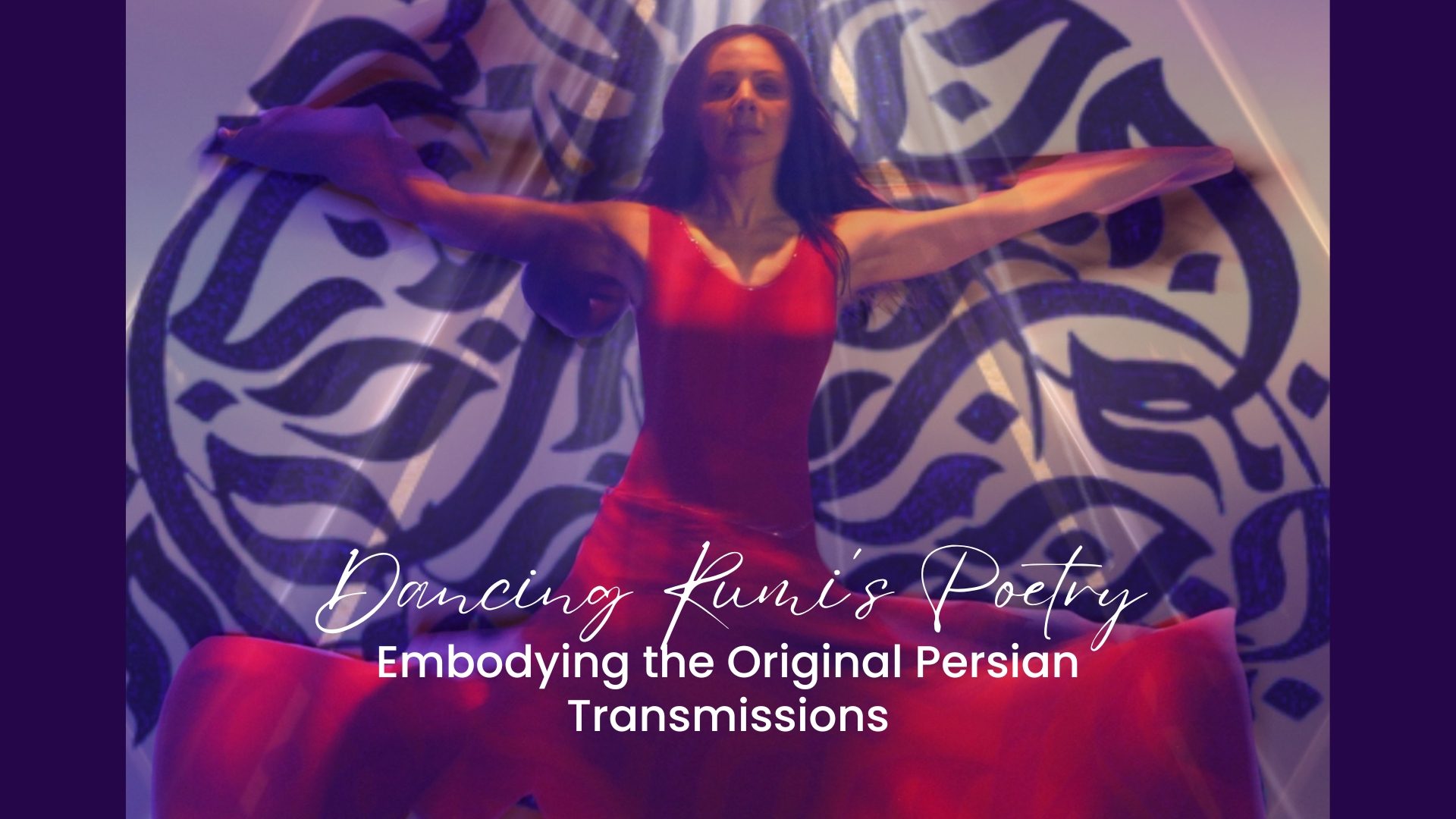Rumi inspired spiritual dance expressing Persian poetry and embodiment practices
